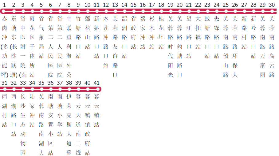 长沙125路公交线路图_时间表_景点换乘攻略查询-展庭百科汇