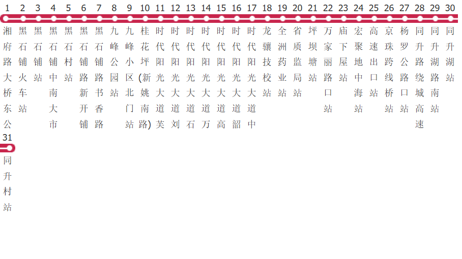 长沙20路公交线路图_时间表_景点换乘攻略查询-展庭百科汇