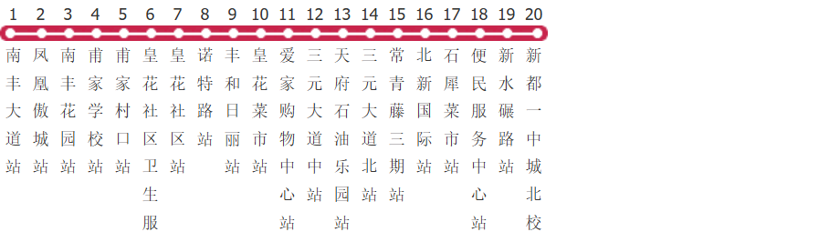 成都大丰D4路公交线路