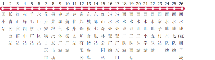 赤峰102路公交线路图_时间表_景点换乘攻略查询-展庭百科汇