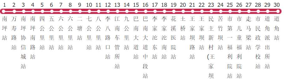 重庆348路区间公交线路图_时间表_景点换乘攻略查询-展庭百科汇
