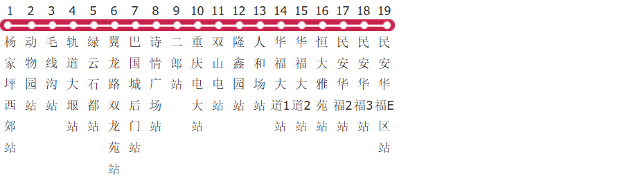 重庆478路高峰大站车公交线路