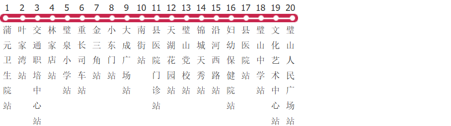 重庆璧山102路公交线路图及时间表-展庭百科汇