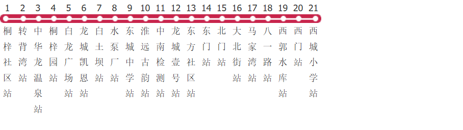 重庆铜梁101路公交线路图及时间表-展庭百科汇