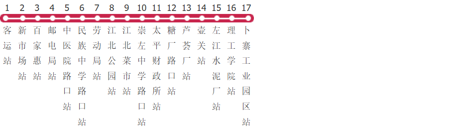 崇左5路延长线公交线路