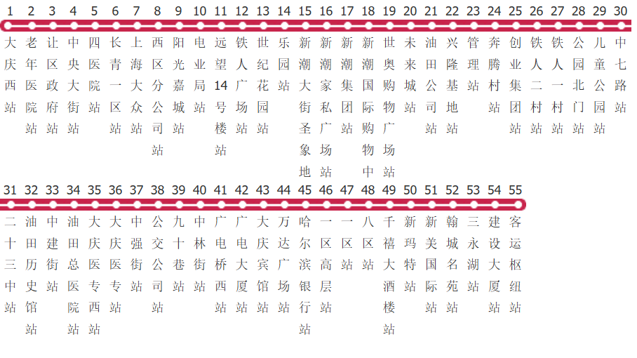 大庆106路公交线路图及时间表-展庭百科汇