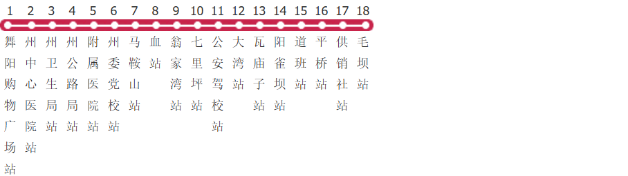 恩施15路公交线路