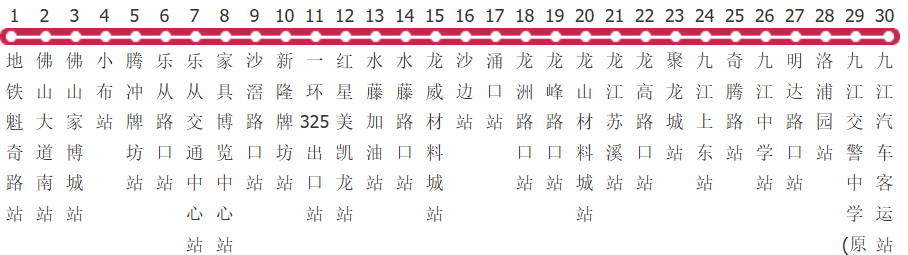 佛山255A路公交线路图及时间表-展庭百科汇