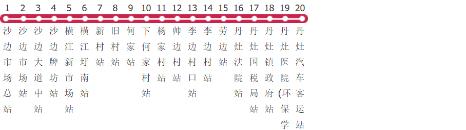 佛山丹06路公交线路
