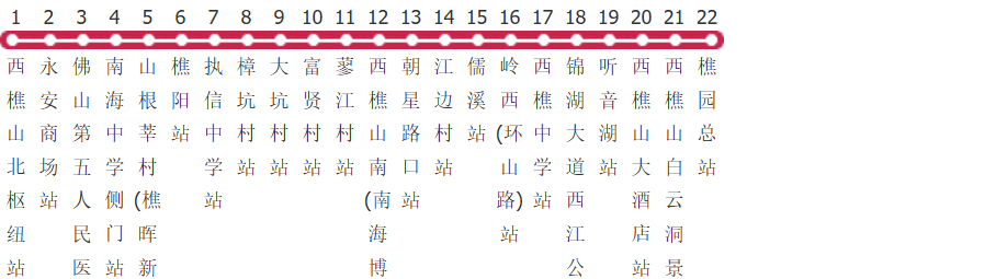 佛山樵16路公交线路图及时间表-展庭百科汇