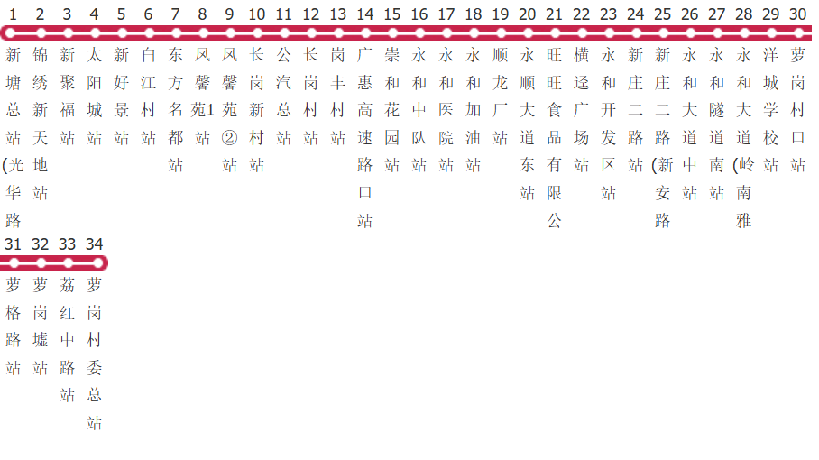 广州571A路公交线路