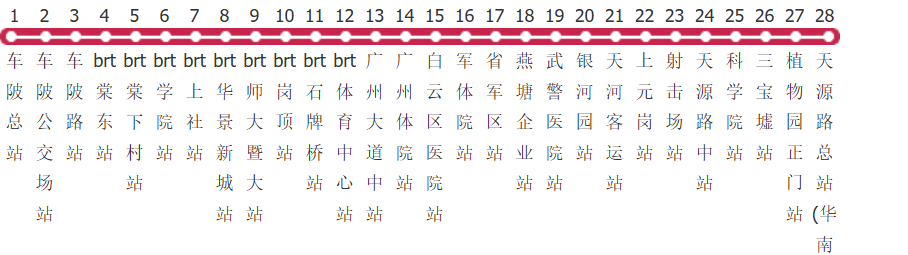 广州B12路公交线路图及时间表-展庭百科汇