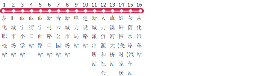 广州从化3路夜班公交线路图及时间表-展庭百科汇
