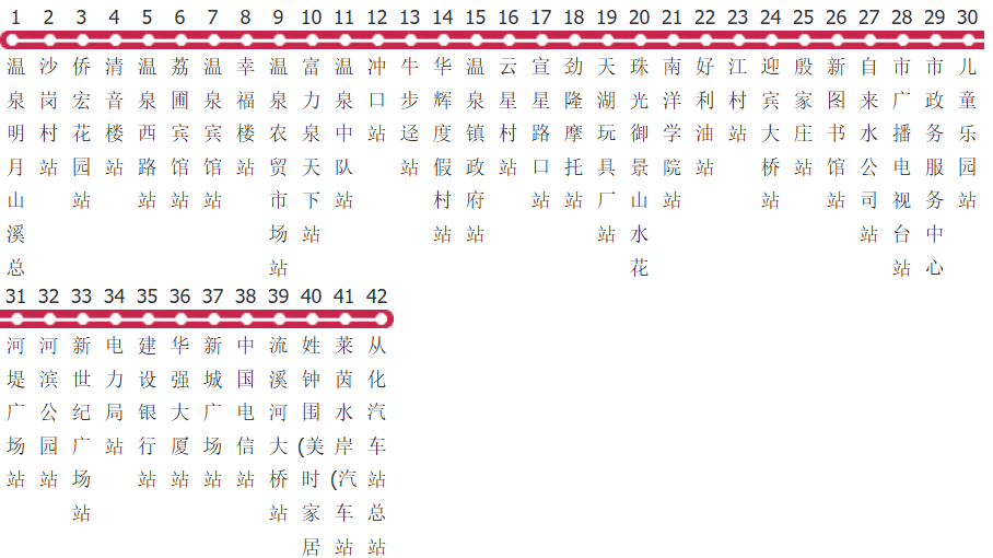 广州从化4路公交线路图_时间表_景点换乘攻略查询-展庭百科汇