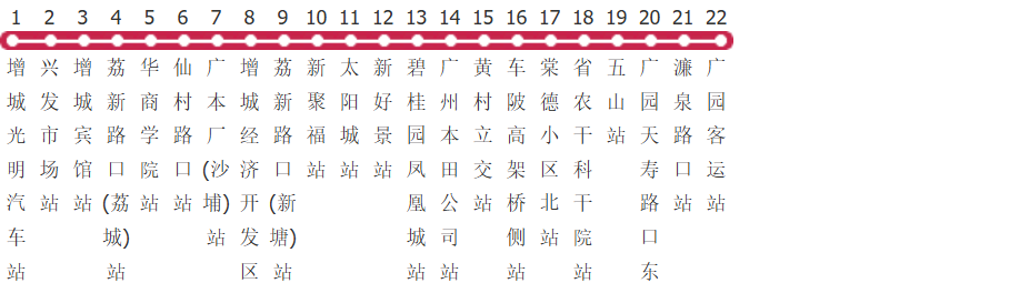广州广增11路公交线路图及时间表-展庭百科汇