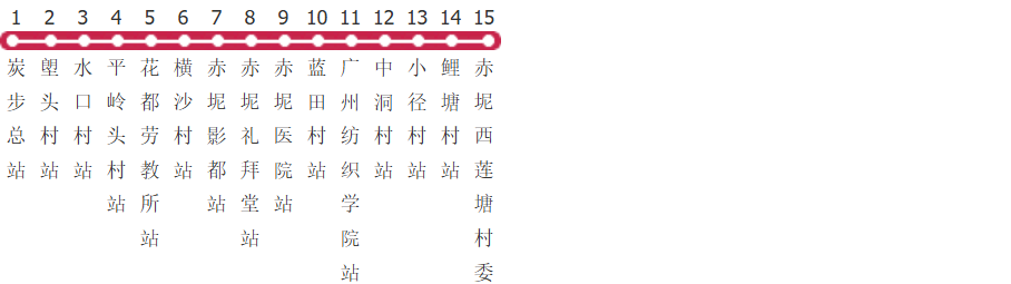 广州花15路公交线路图及时间表-展庭百科汇