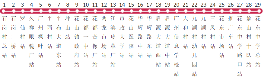 广州花32路公交线路