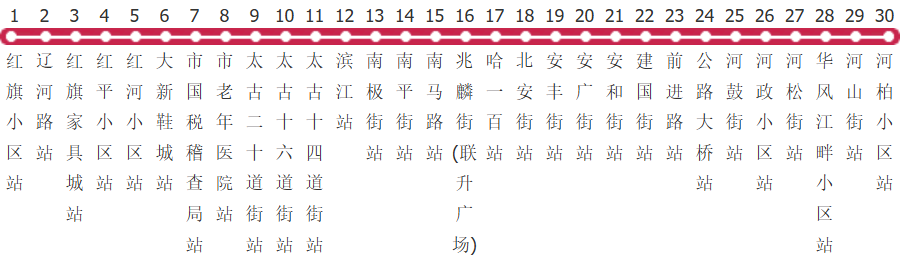 哈尔滨61路公交线路图及时间表-展庭百科汇