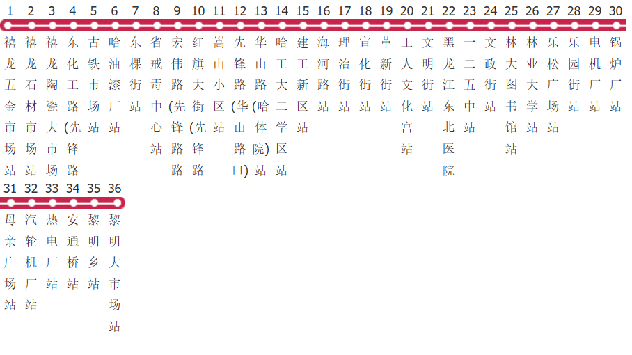 哈尔滨62路公交线路图_时间表_景点换乘攻略查询-展庭百科汇