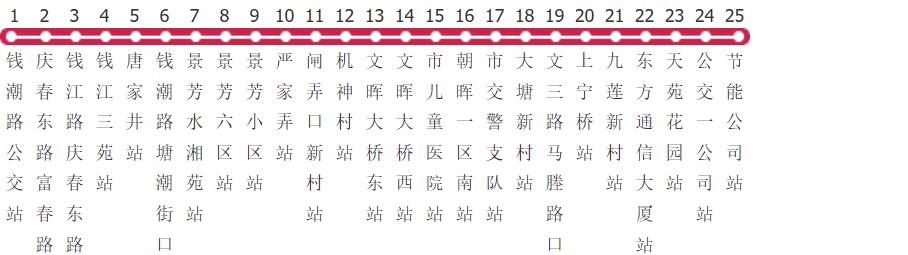杭州50路公交线路