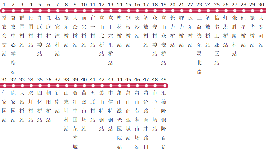 杭州K732路公交线路