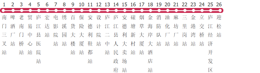 合肥庐江4路公交线路图及时间表-展庭百科汇