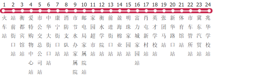 衡水12路公交线路