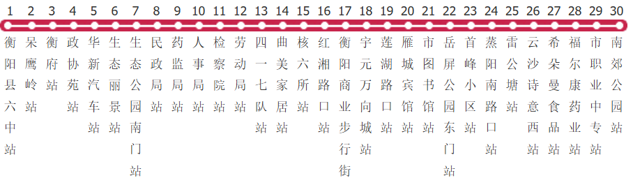 衡阳102路公交线路