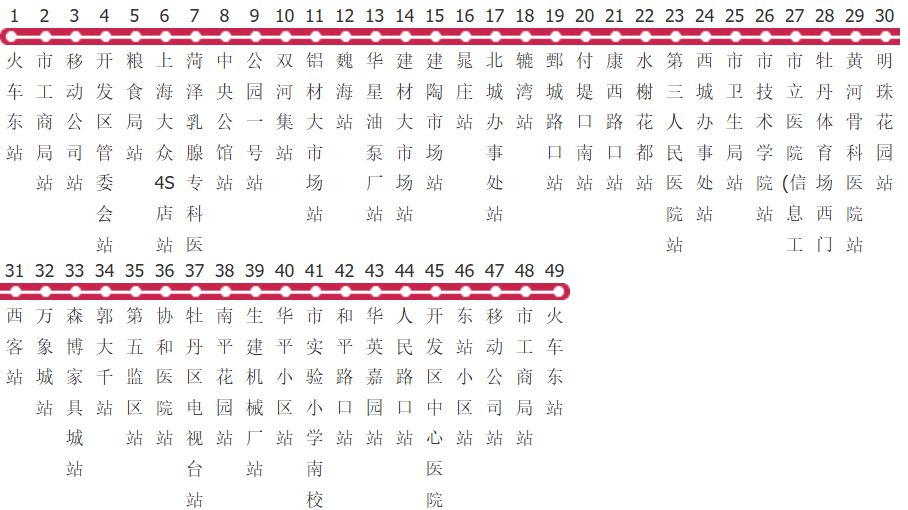 菏泽23路公交线路图及时间表-展庭百科汇