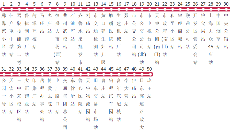 菏泽27路公交线路图_时间表_景点换乘攻略查询-展庭百科汇
