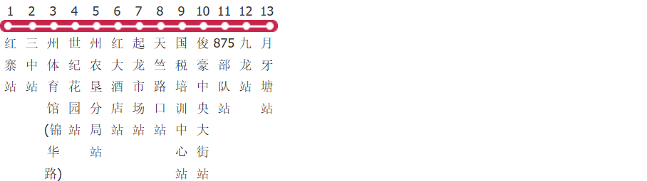 红河6路公交线路图及时间表-展庭百科汇