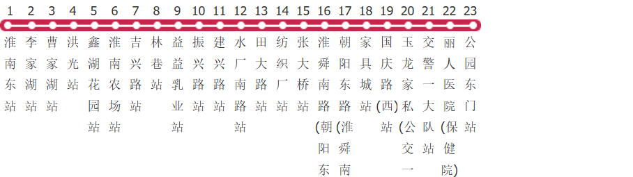 淮南G1路空调路公交线路图及时间表-展庭百科汇