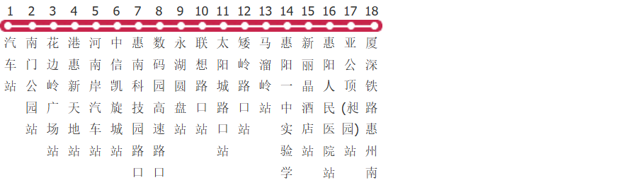 惠州K3路公交线路图_时间表_景点换乘攻略查询-展庭百科汇