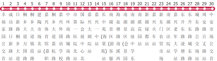 嘉兴10路公交线路