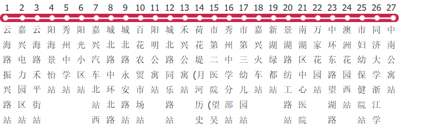 嘉兴5路公交线路