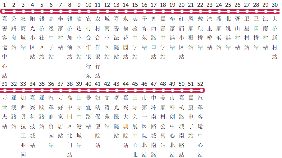 Jiaxing K153 Bus Route Map and Timetable - Pavilion Encyclopedia Hui