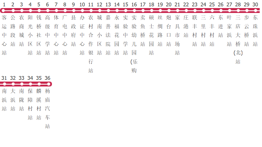 嘉兴嘉善219路公交线路
