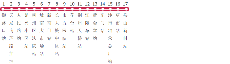 荆州22路区间公交线路图及时间表-展庭百科汇
