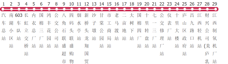 九江13路公交线路图及时间表-展庭百科汇