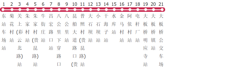昆明11路公交线路