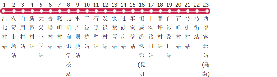 昆明C60路公交线路