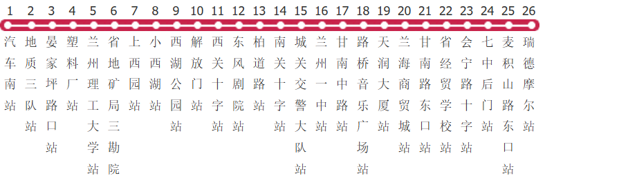 兰州111路公交线路图及时间表-展庭百科汇