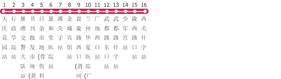 兰州116路公交线路
