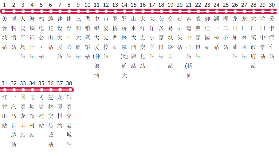 龙岩K13路公交线路图_时间表_景点换乘攻略查询-展庭百科汇