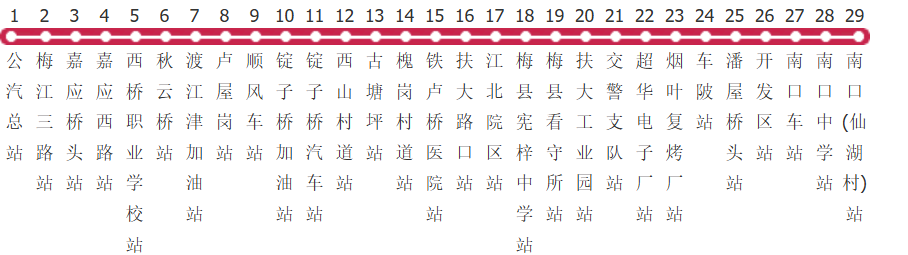 梅州9路公交线路图_时间表_景点换乘攻略查询-展庭百科汇