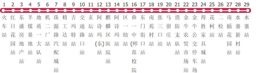 曲靖16路公交线路图_时间表_景点换乘攻略查询-展庭百科汇
