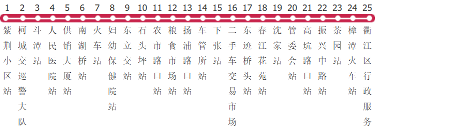 衢州16路公交线路
