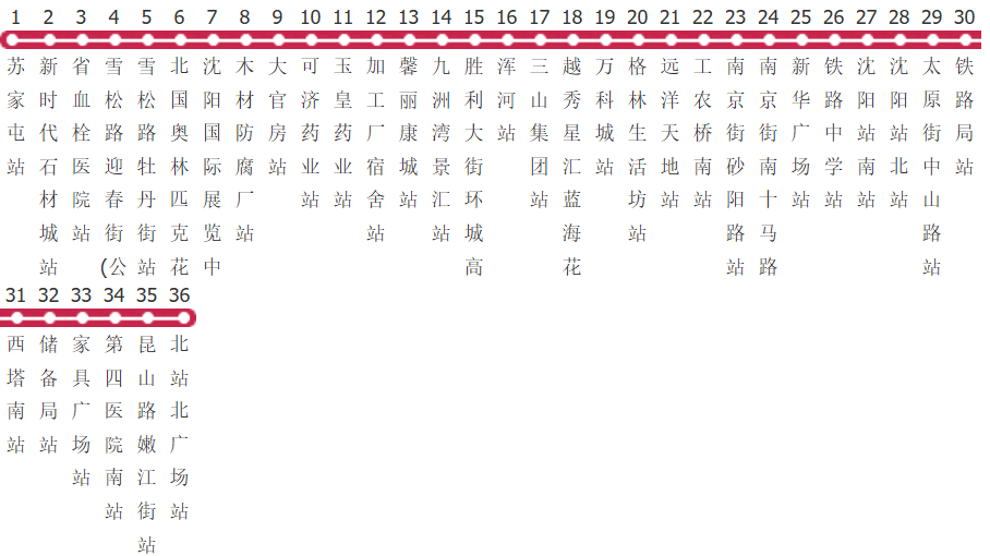 沈阳324路公交线路图及时间表-展庭百科汇
