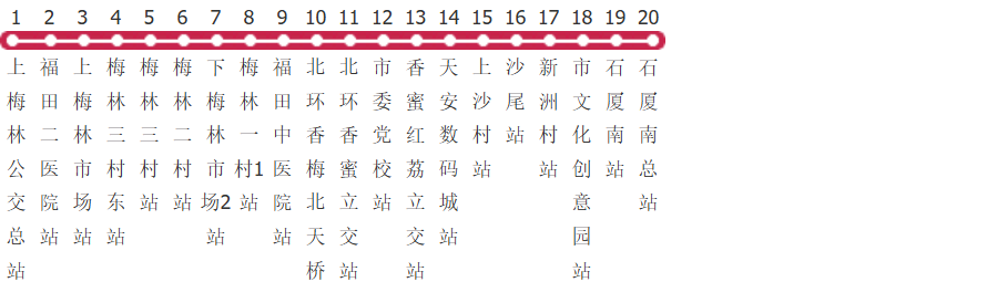 深圳44路公交线路