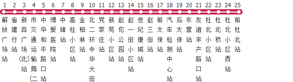 石家庄108路公交线路
